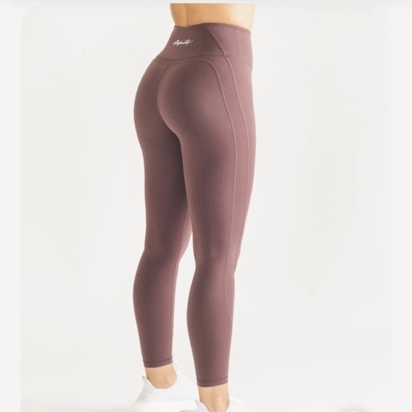 Alphalete Pants - Alphalete Pulse Surge Leggings Passive Purple Size Medium